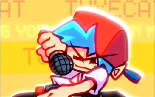 ［FNF自制曲子动画完整版（上）］keep up但是bf来唱！＋中英机翻字幕！