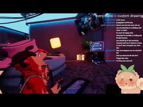 vrchat trolling live | late night streammm