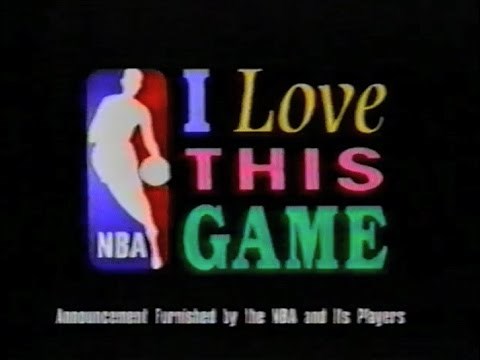 "I love this game" (90s NBA TV COMMERCIALS)