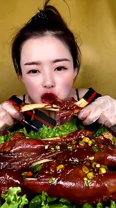 Pork skin ,ears ,legs pork -eat eat show delicious eating very good yummy#ASMR | My ASMR | Facebook