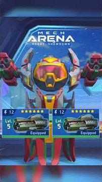 Surge + Fragment Gun 12 🔥👆🏻| Mech Arena Gameplay #mecharena #mecharenarobotshowdown #gaming #shorts