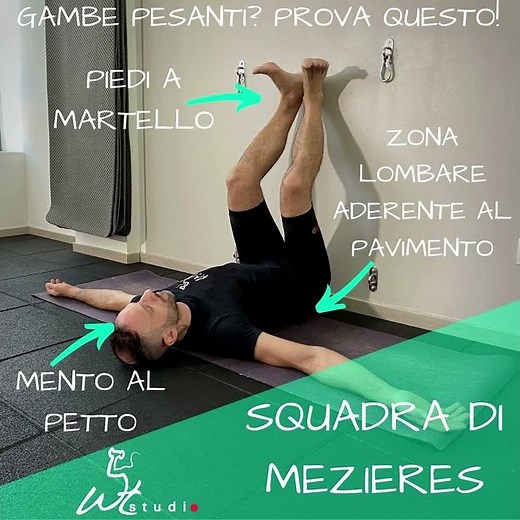 SQUADRA DI MÉZIÈRES - TUTORIAL DELL'ESERCIZIO - Scarico e allungamento della colonna vertebrale