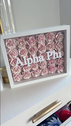 DIY Shadow Box for Grad Gift or Dorm Decor