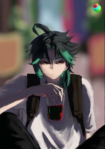 Drawing XIAO!!! o(≧∀≦)o