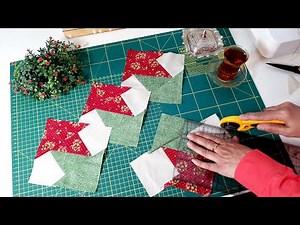 Turn Scraps Into Christmas Patchwork Art🎄2 Easy Ideas
