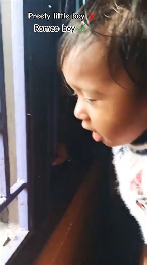 A conversation between two little children#littlebaby #conversation