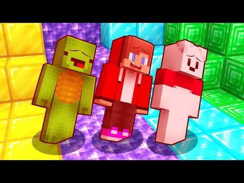 Mikey and JJ: Don’t Touch the Wrong Color Minecraft Challenge: Maizen
