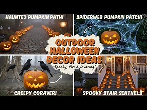 333+ Outdoor Halloween Decorations Ideas 2026 | DIY Yard, Porch & Lawn Setups