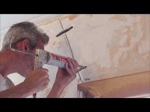 REPARAR GRIETAS EN PAREDES | Como fabricar grapas e instalación