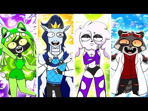 Rocky Rakoon Transforms into Rainbow Friends // Funny Animation Meme Mega Mix Comp #tiktok #viral