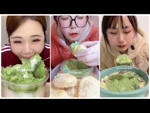 Gentle ASMR Sounds with Soft Green Textures