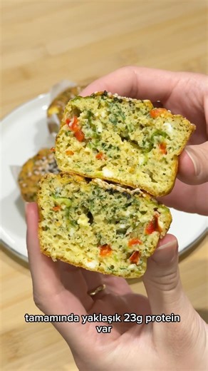 Bol proteinli yulaf muffin 🧁 #muffins#healthyfood #fit #sağlıklıyaşam #healthylifestyle