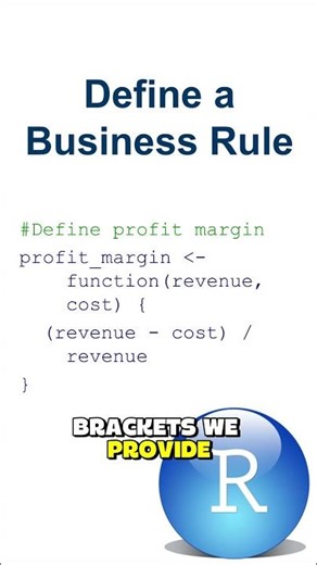 A Simple Function in R: Calculate Profit Margin
