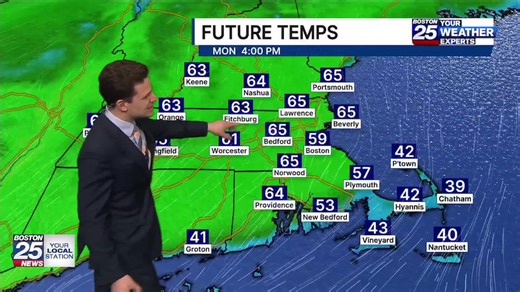 Boston 25 weather: Sunday afternoon weather