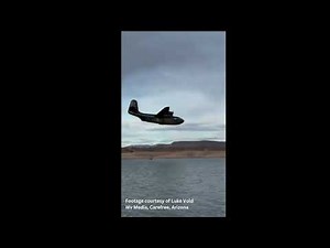 The final landing of the flying boat Philippine Mars