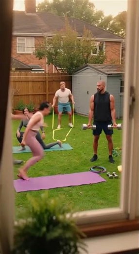 Backyard Gym Chaos – A Hilarious Workout Moment