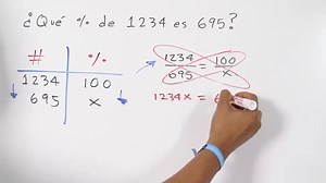 22K views · 869 reactions | Otra de las formas más comunes que existen para obtener el porcentaje de una cantidad es utilizando la regla de tres directa 朗✍ | Math2me | Facebook