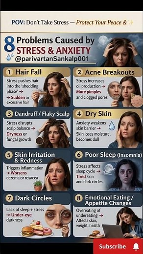 Stop Stressing! 8 Ways Anxiety Affects Your Body (Hair, Skin & More) #haircare #english #edit #hair