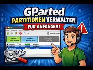 gParted for beginners and newcomers: create, modify, delete partitions