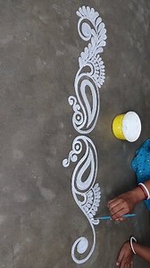 5.3K views · 44 reactions | Very simple border alpona designs for...