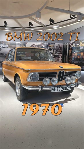 BMW 2002 TI — the beginning of a legend 💙🔥
