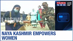 Army training camp at Pir Panjal heights, training Muslim girls to counter terrorist activity