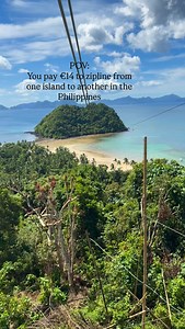Did you know? In the Philippines, you can zipline between islands. Get ready to fly 25 feet above the sea, connecting from the mainland to the nearby island of Depeldet! Just head to Las Cabañas Beach, book your ticket on-site and enjoy an exhilarating ride with stunning ocean views. You can even zipline backwards or go in a Superman position for extra thrills! An unforgettable way to see El Nido from a whole new perspective! #thrilling #zipline #zipline #adventure #philippines | The amazing pla