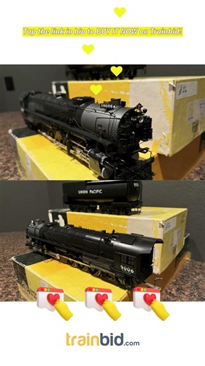 Available on Trainbid.com – C-7 Sunset O Scale 2R Brass UP 4-12-2 by Samhongsa