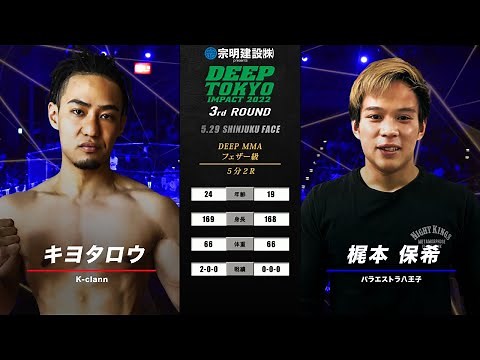 キヨタロウ(Kiyotaro) VS 梶本保希(Yasuki Kajimoto) DEEP TOKYO IMPACT 2022 3rd ROUND