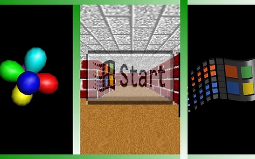 【影像考古】Windows 95 - 2000经典屏保丨解压，放松，催眠