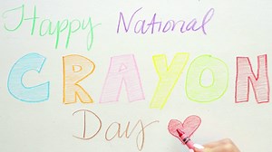 Happy National Crayon Day! What’s your favorite color? | On The Red Carpet