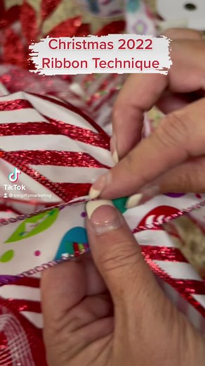1.1K views · 15 reactions | Christmas 2022 Ribbon Technique Shop all items at www.tmigifts.com Here we are usinf 1.5” ribbons. Create this look with as many printed or patterned ribbons as you would like to create a very whimsical look. #christmas2022 #christmaacountdown #christmastok #christmas #homedecor #christmasdecor #christmastree #christmasribbon #ribbon #bows #wreaths #mesh #crafts #diy | Tmi Gifts | Facebook