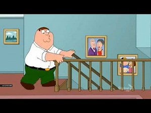 Family Guy peter Grifin Falls down the stairs show recording full