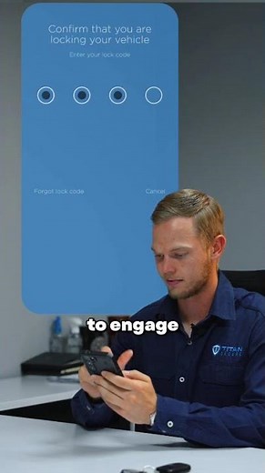 Where to download the Titan Secure app and how to set it up.