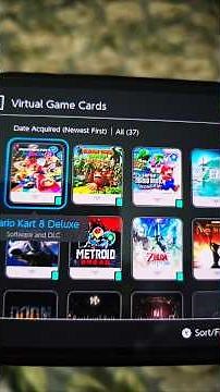 Nintendo released a new system update v.20.0.0 that adds virtual game card for Switch 1 [04/30/2025]