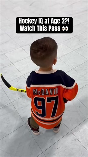 Mini McDavid?! #nhl #hockey #kids #sports @Edmonton Oilers @NHL @BR_OpenIce