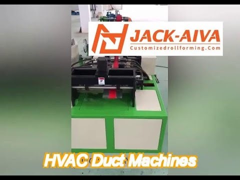 automatic hvac duct machines 12 stations flexible duct connector machine