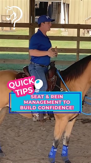 184K views · 1.6K reactions | Quick Tips On Seat And Rein Management To Build Confidence! If you sit vertically and your horse spooks, your equilibrium will be disrupted. Want Help With Your Horse? Comment Or DM Us The Word "HELP" To Get Started! #horsetraining #horse #equestrian #horsetrainer #trainingvideos #horsevideo #traininghorses #horses #horsehelp | Horse Help With Michael Gascon | Facebook