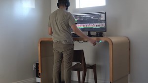 Standing Desk With A Clever Flair
