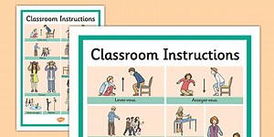 French Classroom Instructions Word Grid
