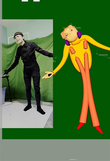 motion capture cleanups from this week ! 🪄🪄🪄 #performancecapture #mocap #motioncapture #behindthescenes #animation