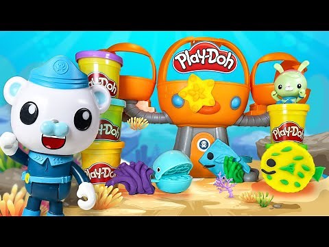 Learn with OCTONAUTS & Play Doh Ocean Animals Play Doh Tools at OCTOPOD