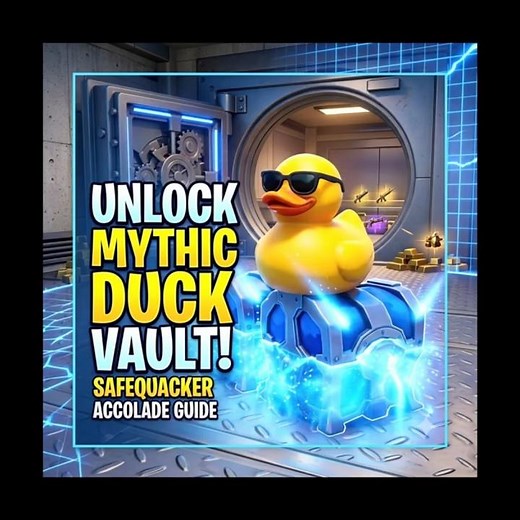 HOW TO UNLOCK THE SAFEQUACKER ACCOLADE! 🔑🦆#shorts