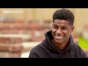 Marcus Rashford reacts to the new that his campaign for free school meals has succeeded.