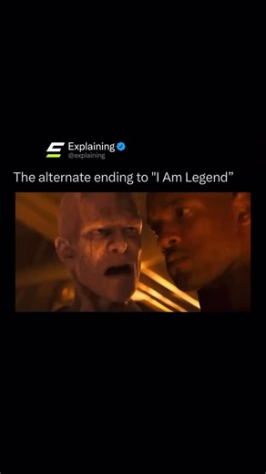 Explaining | The alternate ending of “I Am Legend” completely changes the meaning of the story. Instead of Robert Neville sacrificing himself in an... | Instagram