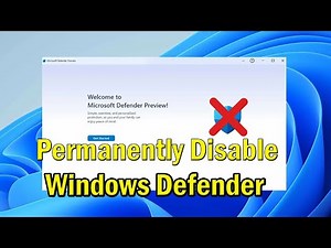 How to Disable Windows Defender Windows 11 Regedit