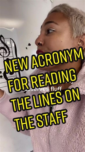 Music Notes Acronyms for Easy Staff Reading