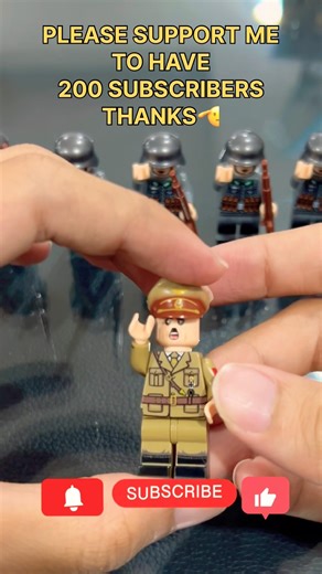Rare WW2 Figure 🪖|Custom Lego Military Review #shorts #lego #legominifigures