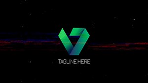 Dynamic Glitch Modern Logo Reveal