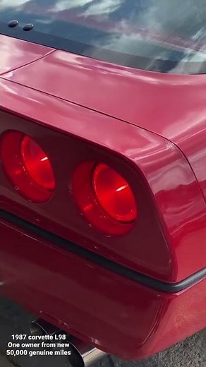 1987 Chevrolet Corvette C4 L98 targa top one owner